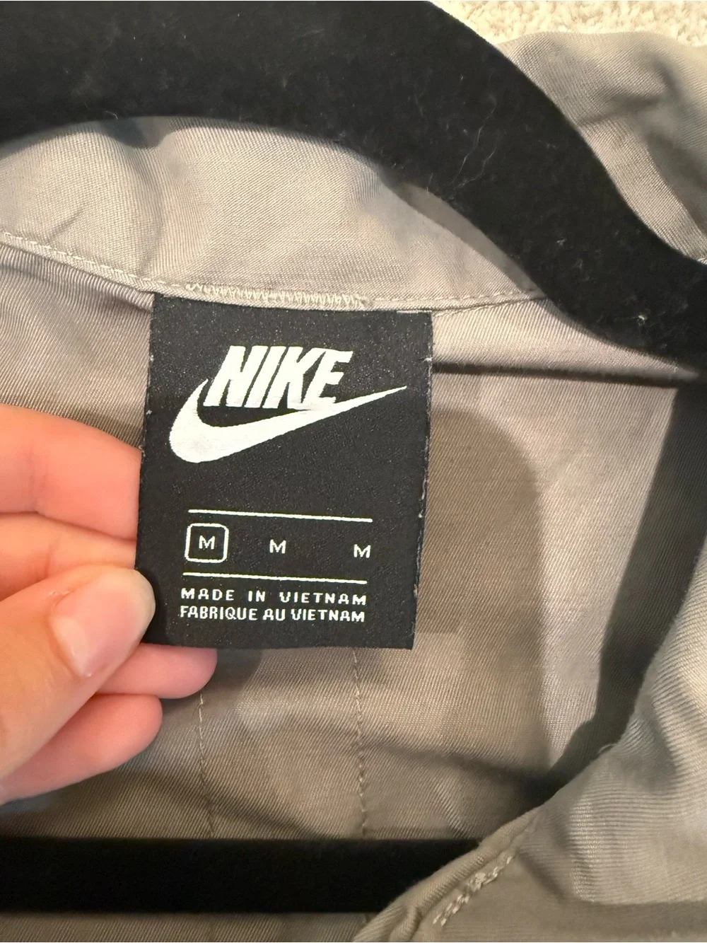Nike Men’s Gray Utility Jacket size M